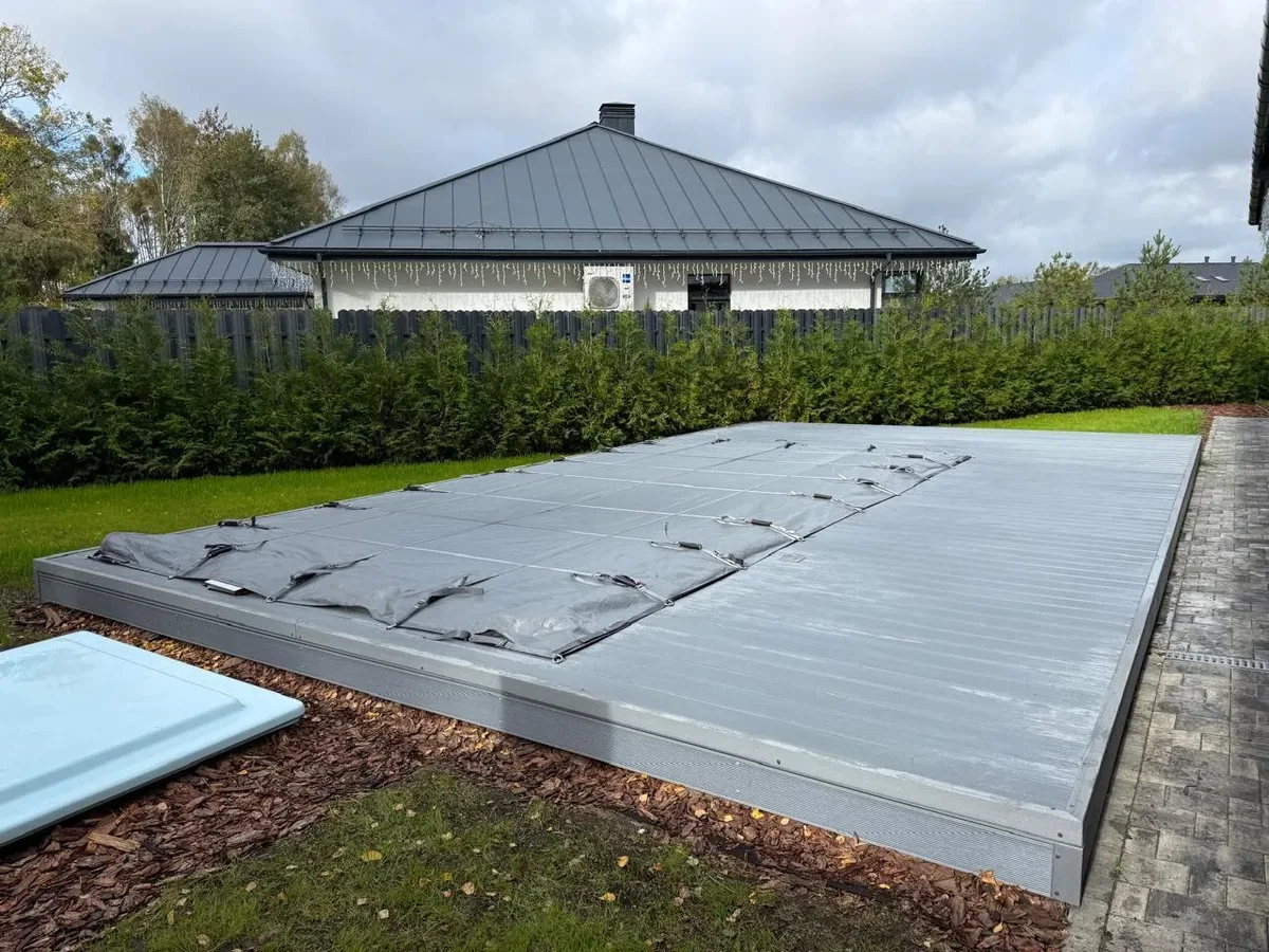 Покрывало Laguna Cover Mesh — установка в Санкт-Петербурге